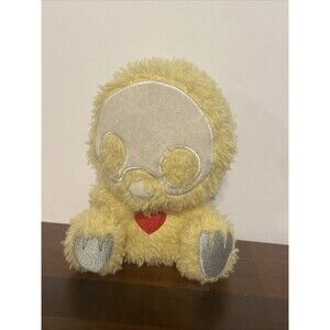 Skelanimals Plush Quackee The Duck 6 Yellow Stuffed Animal Toy Easter 2009 Y2K